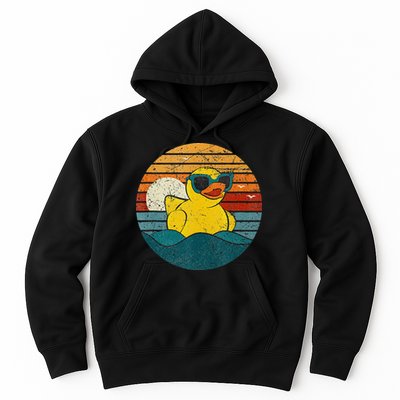 Cute Yellow Duck Bath Toy Rubber Duckling Ducky Duck Lover Hoodie