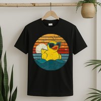 Cute Yellow Duck Bath Toy Rubber Duckling Ducky Duck Lover T-Shirt