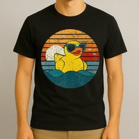 Cute Yellow Duck Bath Toy Rubber Duckling Ducky Duck Lover T-Shirt