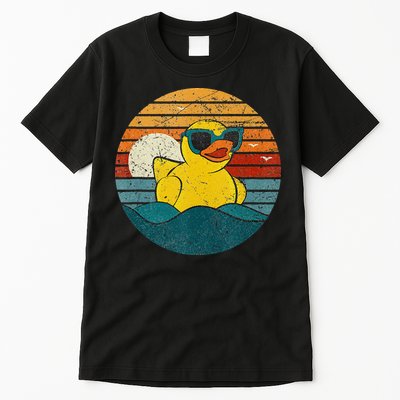 Cute Yellow Duck Bath Toy Rubber Duckling Ducky Duck Lover Tall T-Shirt