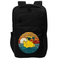 Cute Yellow Duck Bath Toy Rubber Duckling Ducky Duck Lover Impact Tech Backpack