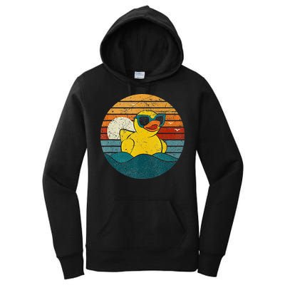 Cute Yellow Duck Bath Toy Rubber Duckling Ducky Duck Lover Women's Pullover Hoodie