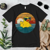 Cute Yellow Duck Bath Toy Rubber Duckling Ducky Duck Lover Premium T-Shirt