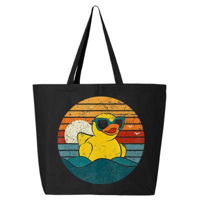 Cute Yellow Duck Bath Toy Rubber Duckling Ducky Duck Lover 25L Jumbo Tote