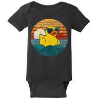 Cute Yellow Duck Bath Toy Rubber Duckling Ducky Duck Lover Baby Bodysuit