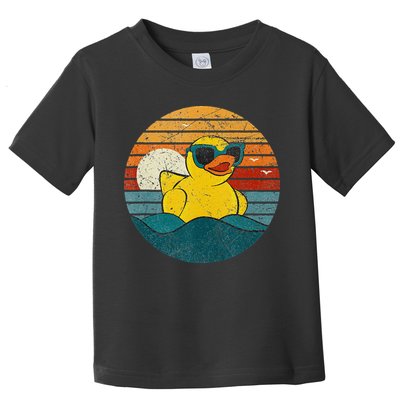 Cute Yellow Duck Bath Toy Rubber Duckling Ducky Duck Lover Toddler T-Shirt