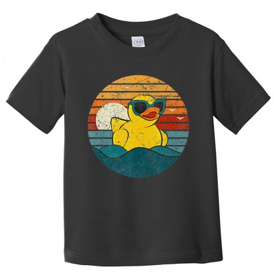 Cute Yellow Duck Bath Toy Rubber Duckling Ducky Duck Lover Toddler T-Shirt