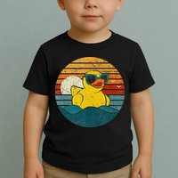Cute Yellow Duck Bath Toy Rubber Duckling Ducky Duck Lover Toddler T-Shirt