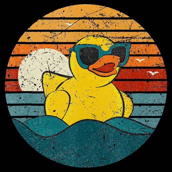 Cute Yellow Duck Bath Toy Rubber Duckling Ducky Duck Lover Toddler T-Shirt