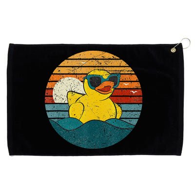 Cute Yellow Duck Bath Toy Rubber Duckling Ducky Duck Lover Grommeted Golf Towel