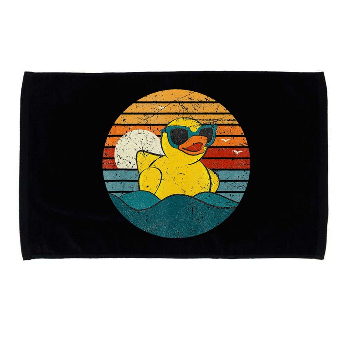 Cute Yellow Duck Bath Toy Rubber Duckling Ducky Duck Lover Microfiber Hand Towel