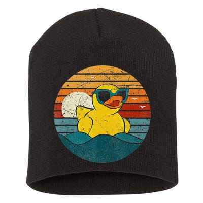 Cute Yellow Duck Bath Toy Rubber Duckling Ducky Duck Lover Short Acrylic Beanie