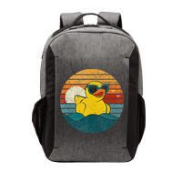Cute Yellow Duck Bath Toy Rubber Duckling Ducky Duck Lover Vector Backpack