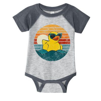 Cute Yellow Duck Bath Toy Rubber Duckling Ducky Duck Lover Infant Baby Jersey Bodysuit