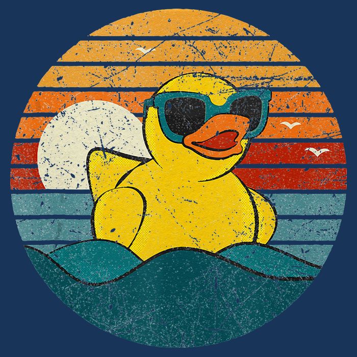Cute Yellow Duck Bath Toy Rubber Duckling Ducky Duck Lover Infant Baby Jersey Bodysuit
