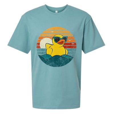 Cute Yellow Duck Bath Toy Rubber Duckling Ducky Duck Lover Sueded Cloud Jersey T-Shirt