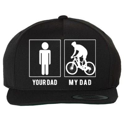 CYCLING - YOUR DAD - MY DAD - FATHER'S DAY Wool Snapback Cap