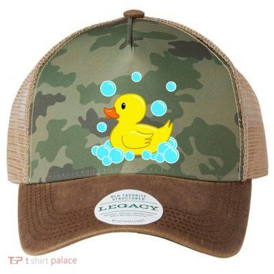 Cute Yellow Duck Duckie Bath Toys Rubber Ducky Legacy Tie Dye Trucker Hat