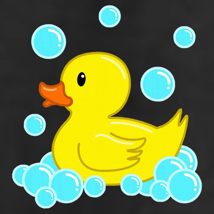 Cute Yellow Duck Duckie Bath Toys Rubber Ducky Cool Comfort Performance Bucket Hat