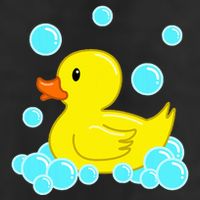 Cute Yellow Duck Duckie Bath Toys Rubber Ducky 7 Panel Mesh Trucker Snapback Hat