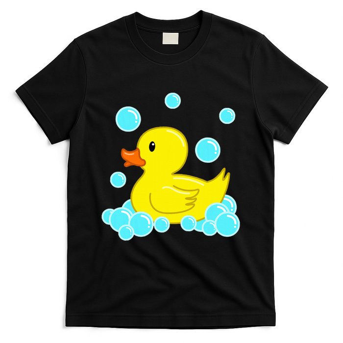 Cute Yellow Duck Duckie Bath Toys Rubber Ducky T-Shirt