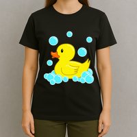 Cute Yellow Duck Duckie Bath Toys Rubber Ducky T-Shirt