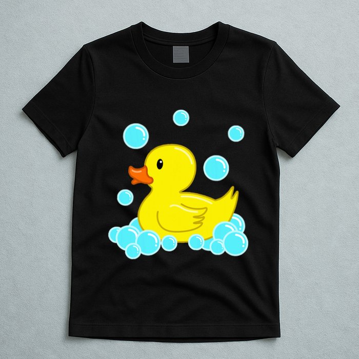 Cute Yellow Duck Duckie Bath Toys Rubber Ducky T-Shirt