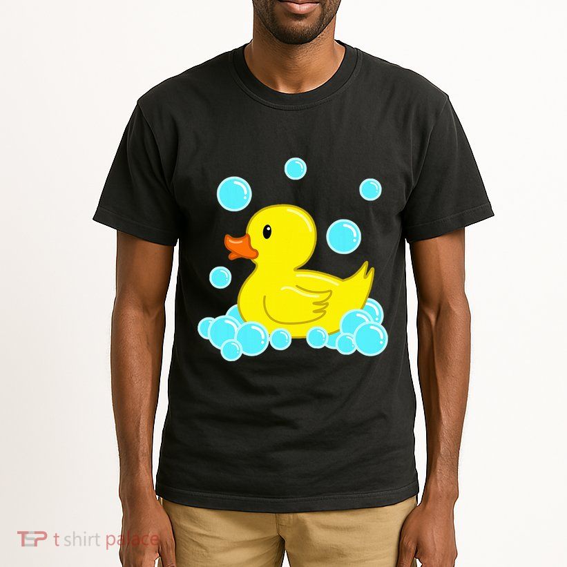Cute Yellow Duck Duckie Bath Toys Rubber Ducky Tall T-Shirt
