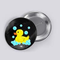 Cute Yellow Duck Duckie Bath Toys Rubber Ducky Button