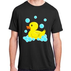 Cute Yellow Duck Duckie Bath Toys Rubber Ducky Adult ChromaSoft Performance T-Shirt