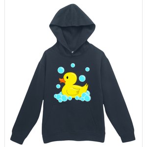 Cute Yellow Duck Duckie Bath Toys Rubber Ducky Urban Pullover Hoodie