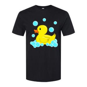 Cute Yellow Duck Duckie Bath Toys Rubber Ducky Softstyle CVC T-Shirt