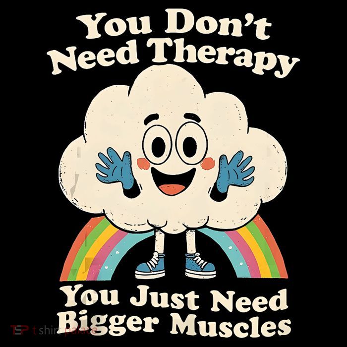 Cloud You Don't Need Therapy You Just Need Bigger Muscles  Hooded Wearable Blanket