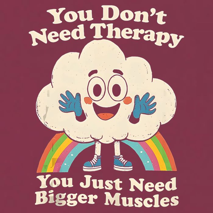 Cloud You Don't Need Therapy You Just Need Bigger Muscles  16oz Travel Tumbler