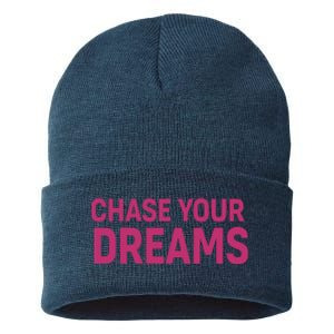 Chase Your Dreams Sustainable Knit Beanie