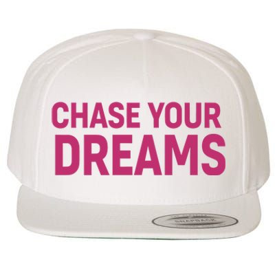 Chase Your Dreams Wool Snapback Cap