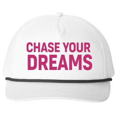 Chase Your Dreams Snapback Five-Panel Rope Hat