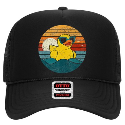 Cute Yellow Duck Bath Toy Rubber Duckling Ducky Duck Lover Trucker Hat