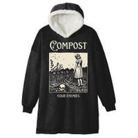 Compost Your Enemies Hooded Wearable Blanket