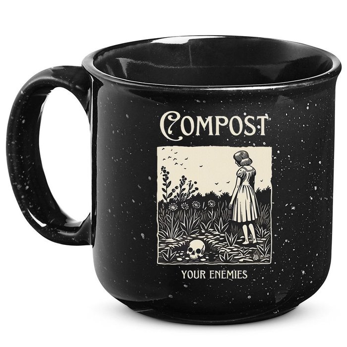 Compost Your Enemies 15oz Campfire Ceramic Mug