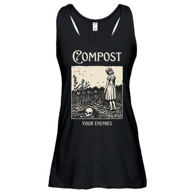 Compost Your Enemies Ladies Essential Flowy Tank