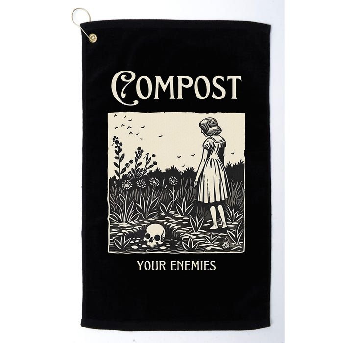 Compost Your Enemies Golf Towel