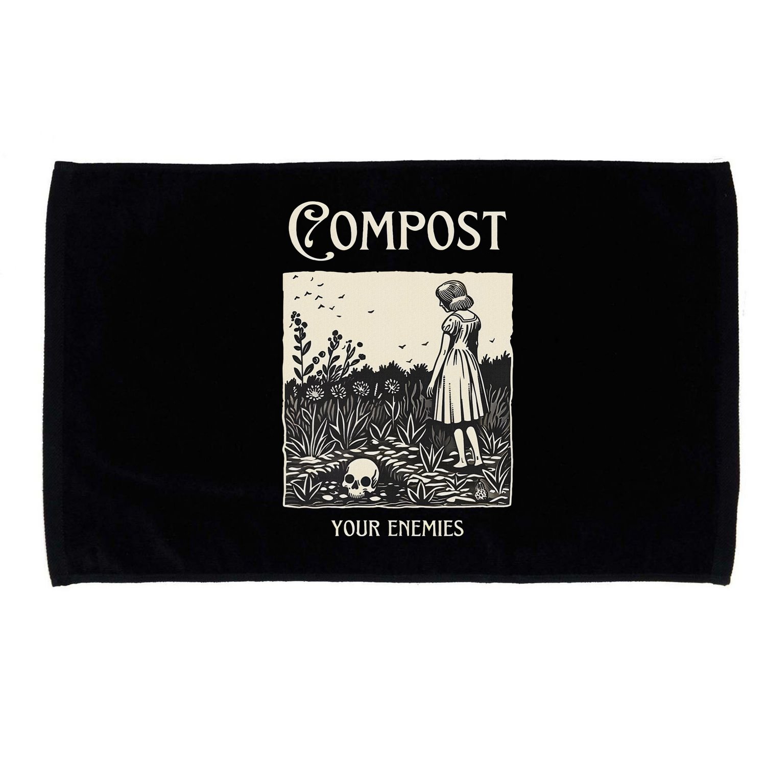 Compost Your Enemies Microfiber Hand Towel
