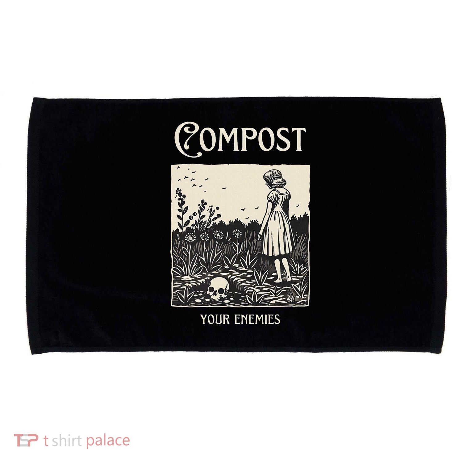 Compost Your Enemies Microfiber Hand Towel