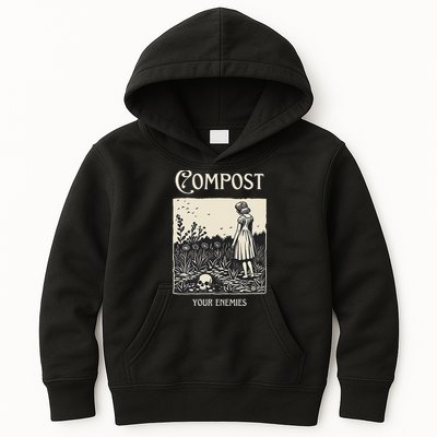 Compost Your Enemies Kids Hoodie