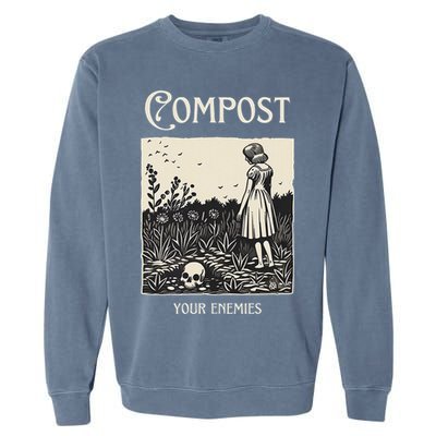 Compost Your Enemies Garment-Dyed Sweatshirt