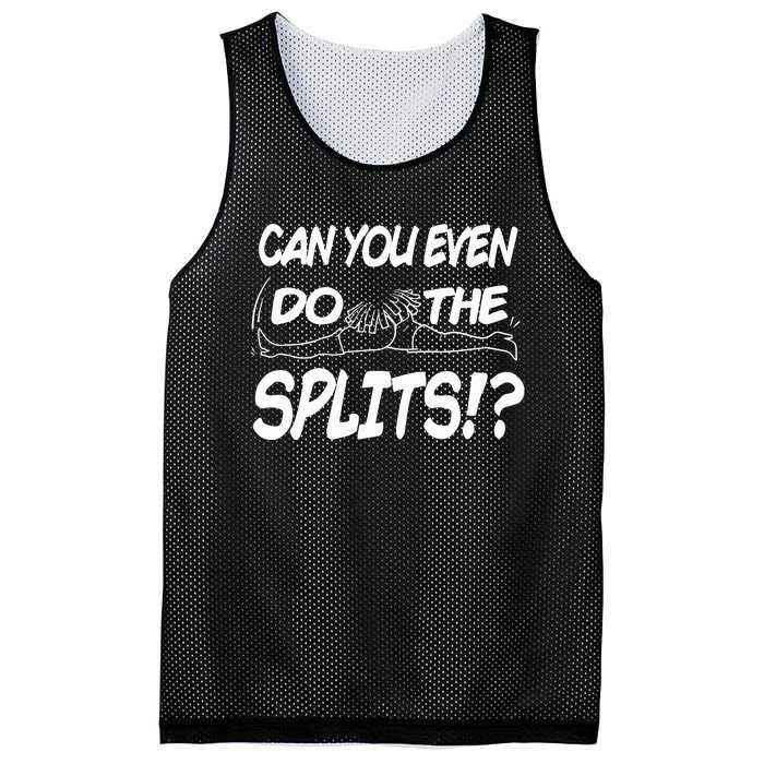 Can You Even Do The Splits Mesh Reversible Basketball Jersey Tank