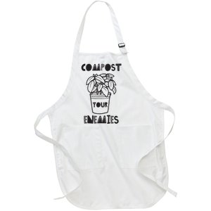 Compost Your Enemies Full-Length Apron With Pockets