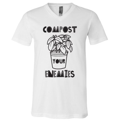 Compost Your Enemies V-Neck T-Shirt