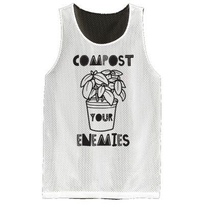 Compost Your Enemies Mesh Reversible Basketball Jersey Tank